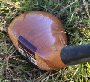 Persimmon wood golf club
